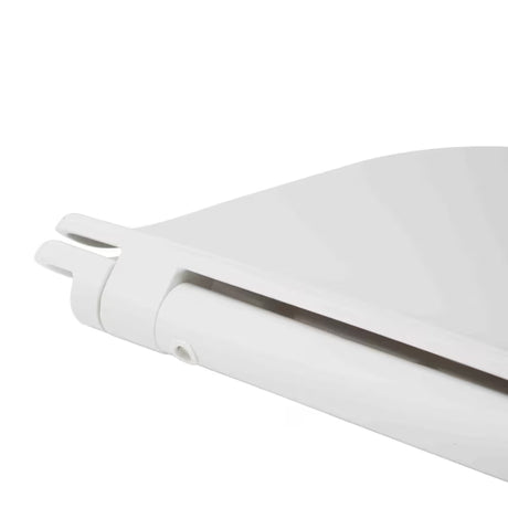 Biała supercienka DESKA sedesowa Glacera EasySlim44 z duroplastu z zawiasami soft Close i mocowaniem EasyLock.