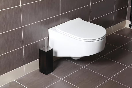 Biała supercienka DESKA sedesowa Glacera EasySlim44 z duroplastu z zawiasami soft Close i mocowaniem EasyLock.