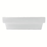 Biała ceramiczna mała umywalka Glacera Project 45x24 cm z otworem na baterię po prawej stronie