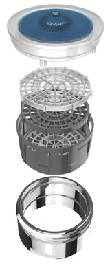 Chromowany perlator Grohe z gwintem zewnętrznym M 24 x 1 i powłoką Grohe StarLight