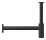 Syfon umywalkowy Grohe Phantom Black z dużą nasuwaną rozetą