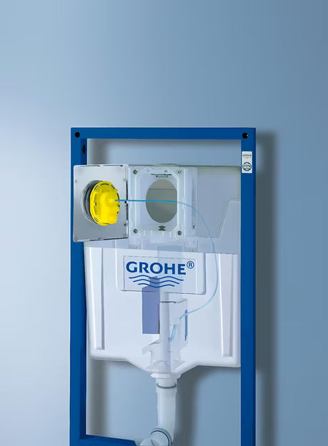 Zestaw modernizacyjny Grohe do spłukiwania dwudzielnego z technologią Grohe WaterSaving i regulowanym przepływem 6–9 l.