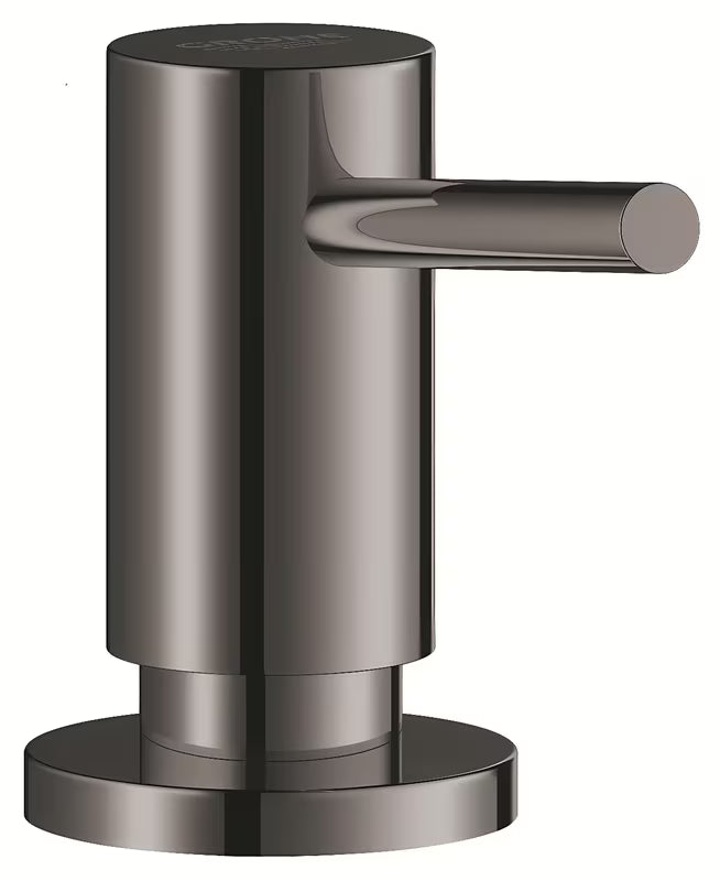 Dozownik do mydła w płynie Grohe w wykończeniu hard graphite z pojemnikiem zapasowym 500 ml