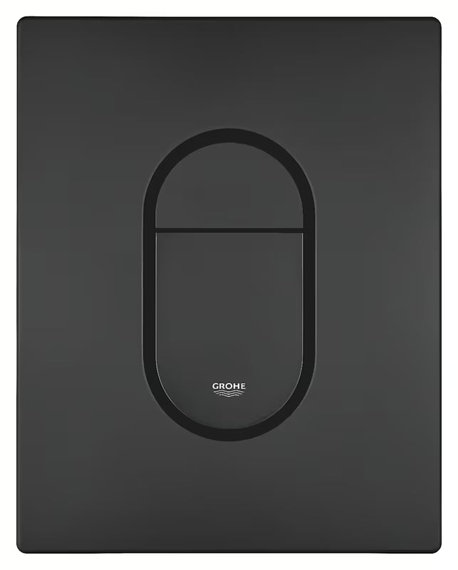 Przycisk spłukujący Grohe Arena Cosmopolitan w kolorze phantom black z matowym wykończeniem