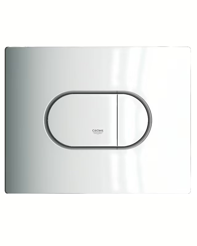 Przycisk spłukujący Grohe Arena Cosmopolitan w wykończeniu chrome-matt pro spłukiwanie 2-funkcyjne lub start/stop