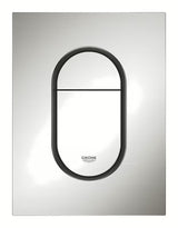 Przycisk spłukujący przycisk Grohe Arena Cosmopolitan S w wykończeniu supersteel pro stelaże podtynkowe