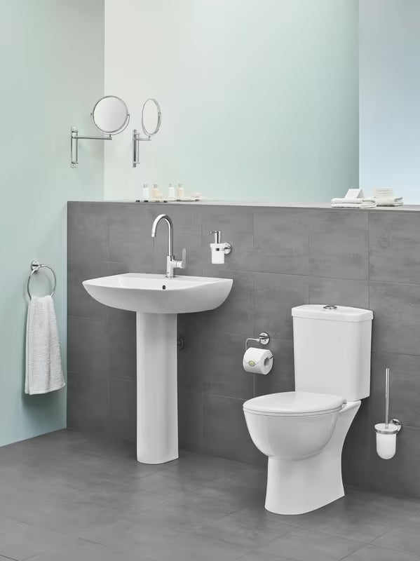 Umywalka wisząca Grohe Bau Ceramic 65 w kolorze białym z przelewem i otworem pro baterię