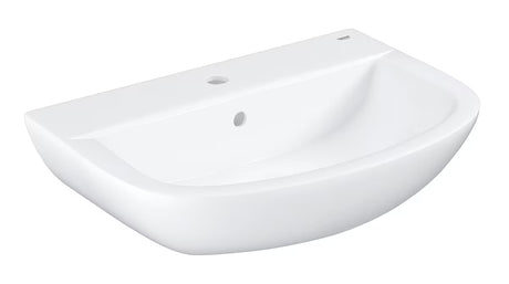 Umywalka wisząca Grohe Bau Ceramic 60 w kolorze białym z otworem pro baterię i przelewem
