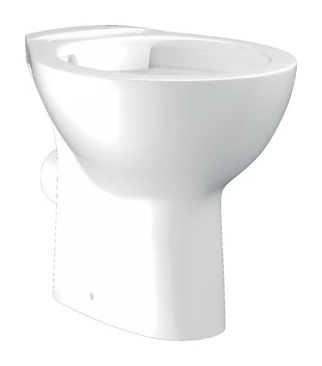 Stojący podłogowy MISKA wc Grohe Bau Ceramic rimless w kolorze Alpine White z ceramiki szkliwionej.