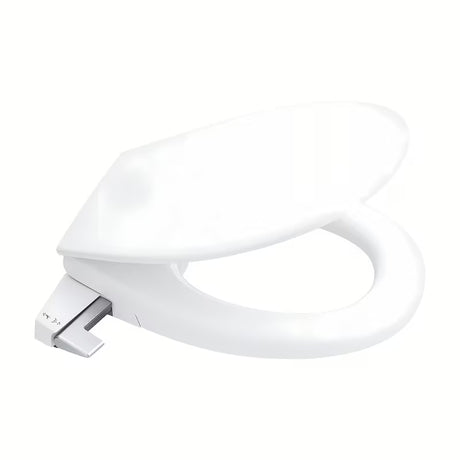 Manualna deska bidetowa Grohe Bau Ceramic z duroplastu z funkcją soft Close w kolorze alpine-white.