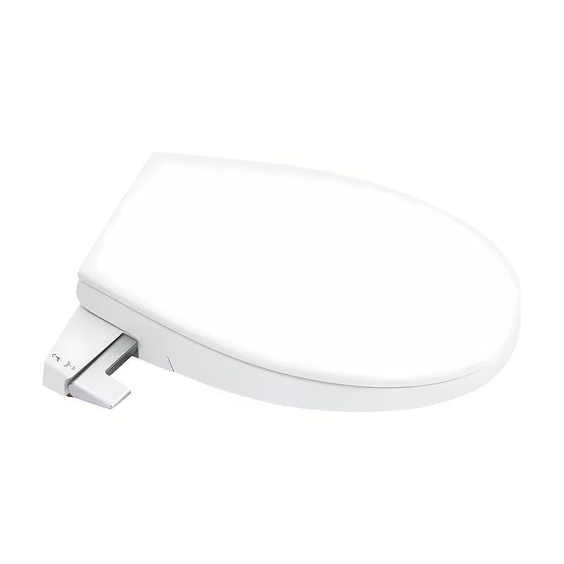 Manualna deska bidetowa Grohe Bau Ceramic z duroplastu z funkcją soft Close w kolorze alpine-white.