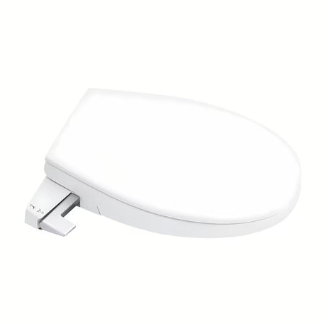 Manualna deska bidetowa Grohe Bau Ceramic z duroplastu z funkcją soft Close w kolorze alpine-white.
