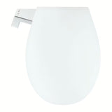 Manualna deska bidetowa Grohe Bau Ceramic z duroplastu z funkcją soft Close w kolorze alpine-white.