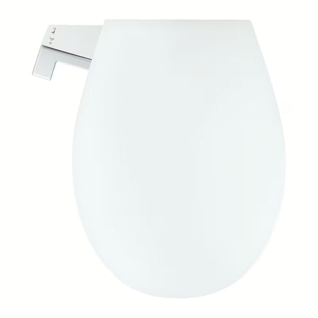 Manualna deska bidetowa Grohe Bau Ceramic z duroplastu z funkcją soft Close w kolorze alpine-white.