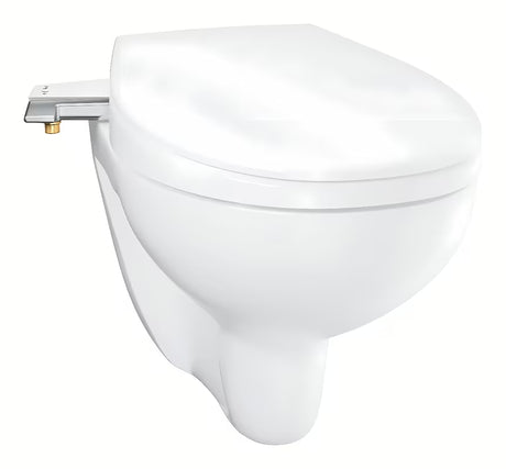 Manualna deska bidetowa Grohe Bau Ceramic z duroplastu z funkcją soft Close w kolorze alpine-white.