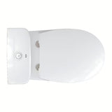 Białe KOMPAKT wc Grohe Bau Ceramic z miską Rimless i slim deską soft Close