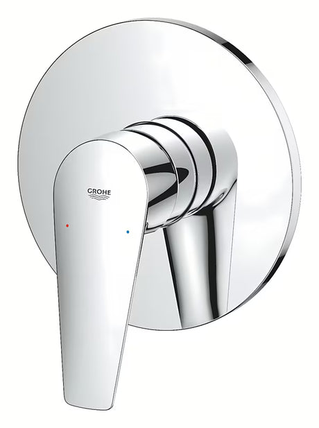Grohe bauedge podtynkowa bateria prysznicowa w wykończeniu chrom, zestaw pro do montażu końcowego