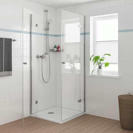 Grohe bauloop jednouchwytowa ścienna bateria prysznicowa w wykończeniu chrom bez zestawu prysznicowego