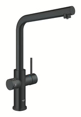 Grohe Blue Home Duo bateria zlewozmywakowa z filtracją i chłodzeniem wody w wykończeniu velvet black