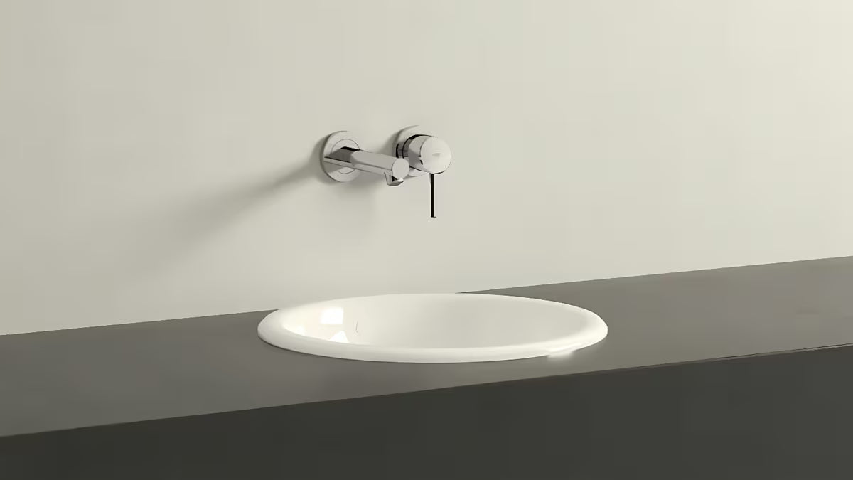 Podtynkowa bateria umywalkowa Grohe Concetto New w chromie pro montaż ścienny