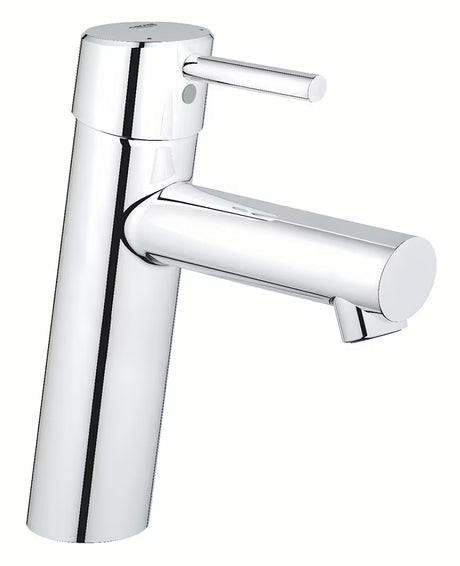 Chromowana bateria umywalkowa Grohe Concetto New w rozmiarze M bez odpływu z dźwignią