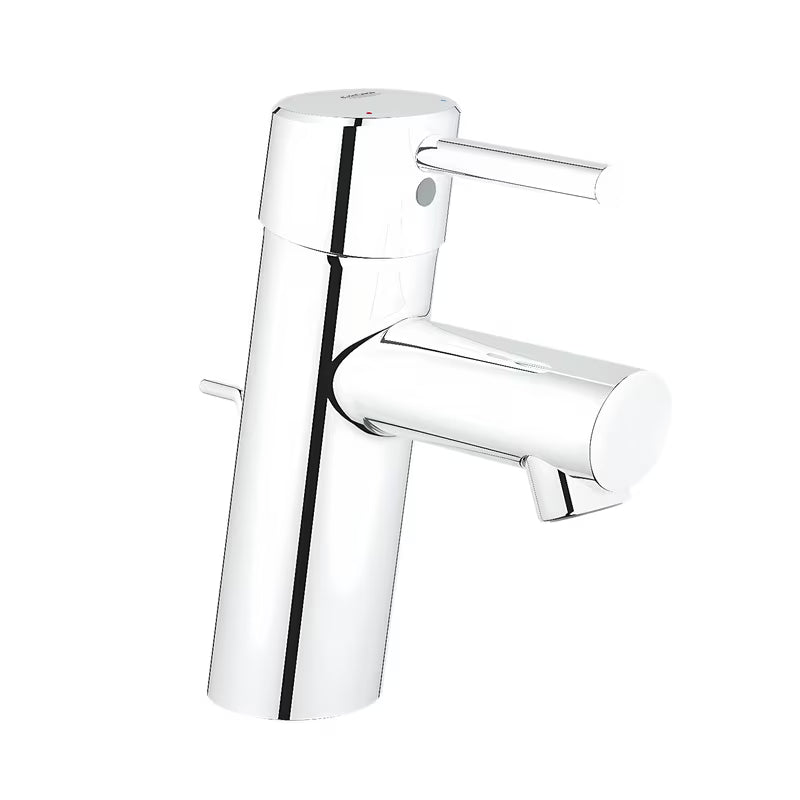 Chromowana bateria umywalkowa Grohe Concetto New z dźwignią i wylewką.