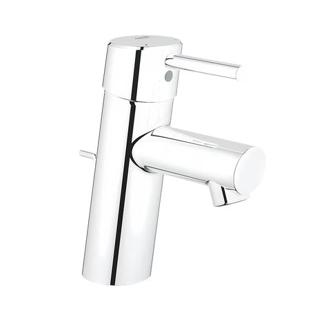 Chromowana bateria umywalkowa Grohe Concetto New z dźwignią i wylewką.