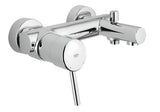 Ścienna jednouchwytowa bateria wannowa Grohe Concetto New w chromowanym wykończeniu z przełącznikiem wanna/prysznic