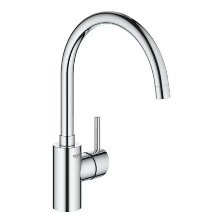 Chromowana bateria zlewozmywakowa Grohe Concetto New z wysoką obrotową wylewką