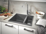 Chromowana bateria zlewozmywakowa Grohe Concetto New z wysoką obrotową wylewką