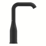 Bateria umywalkowa jednouchwytowa Grohe Essence w rozmiarze L, w wykończeniu phantom black, z obrotową wylewką.