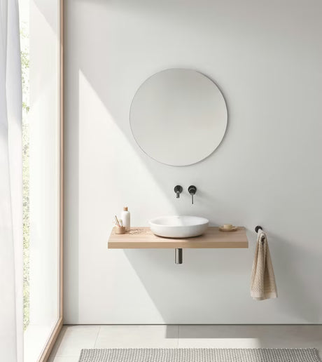 Grohe Essence podtynkowa bateria umywalkowa w wykończeniu Hard Graphite bez elementu podtynkowego.