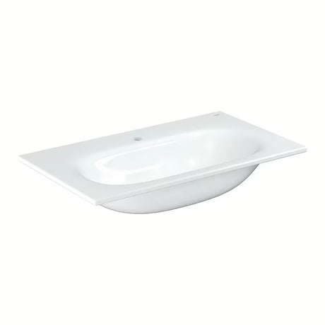 Wiszące umywalka wpuszczana Grohe Essence Ceramic 800x460 mm z białej ceramiki Alpine White.