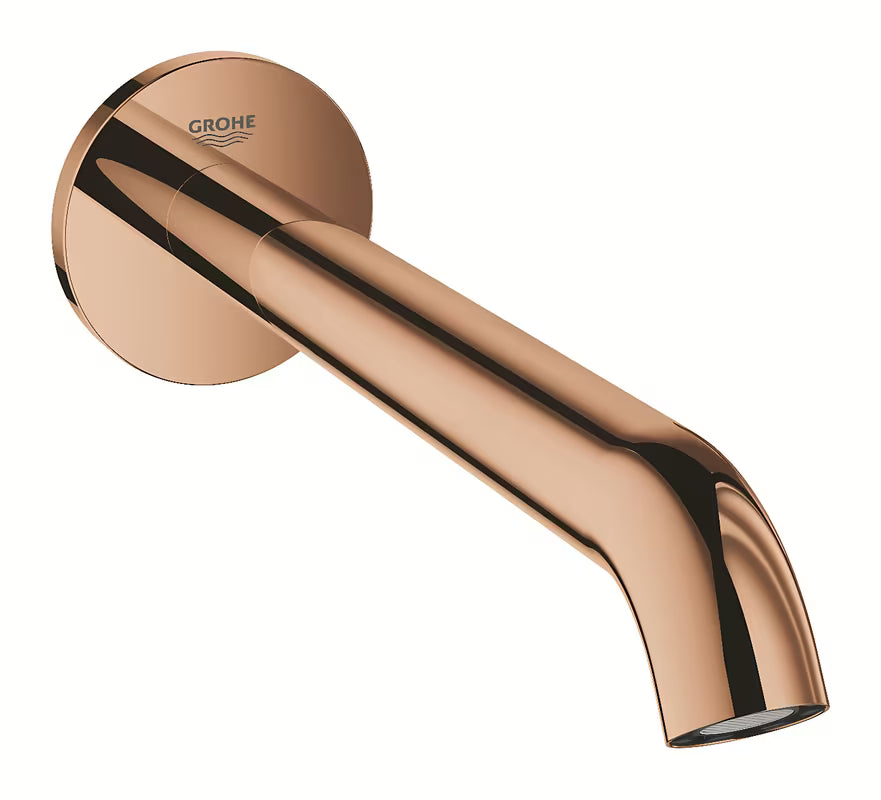 Wylewka wannowa Grohe Essence New w wykończeniu warm sunset w połysku pro montaż ścienny
