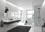 Umywalkowa bateria jednouchwytowa Grohe Essence New z odpływem w wykończeniu brushed hard graphite.