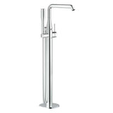 Podłogowa bateria wannowa Grohe Essence New w chromie z rączką prysznicową i obrotową wylewką