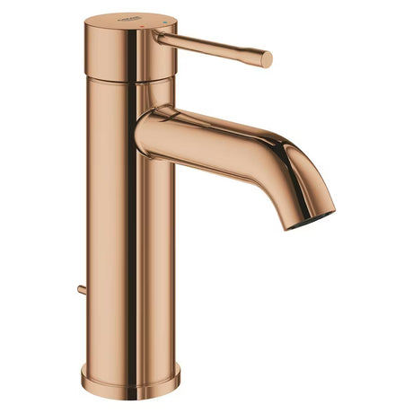 Umywalkowa jednouchwytowa bateria Grohe Essence New z wysoką wylewką i powierzchnią Warm Sunset