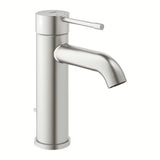 Umywalkowa jednouchwytowa bateria Grohe Essence New z wysoką wylewką i powierzchnią supersteel.
