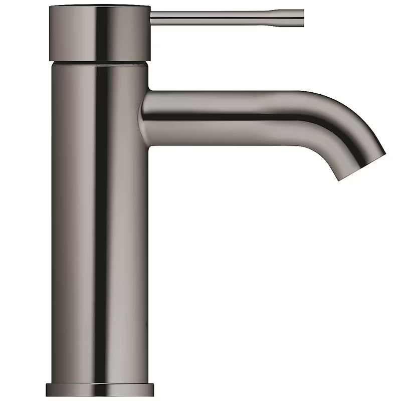 Umywalkowa bateria jednouchwytowa Grohe Essence New z wysoką wylewką w wykończeniu Hard Graphite.
