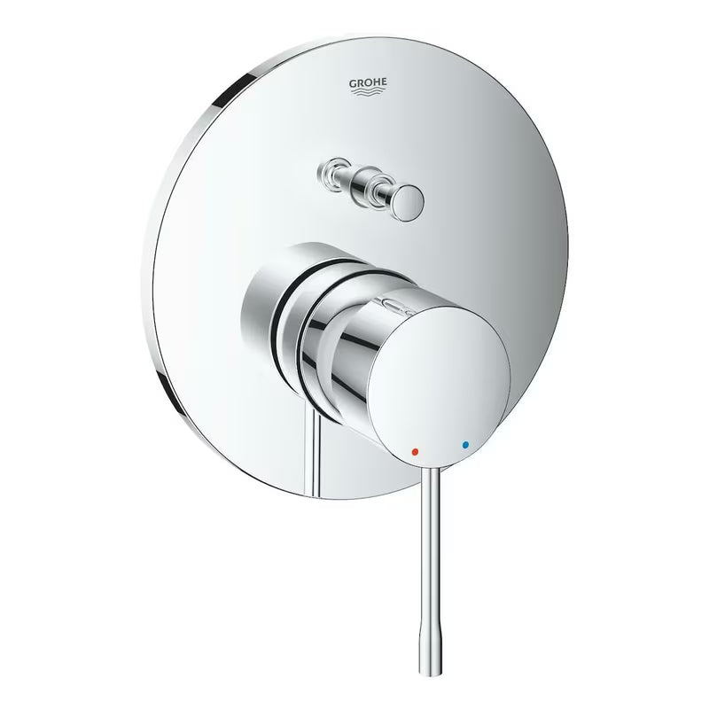 Grohe Essence New podtynkowa jednouchwytowa bateria prysznicowa w wykończeniu chrom