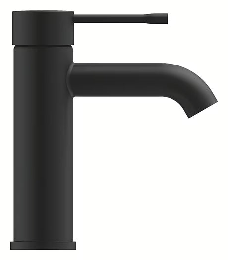 Umywalkowa bateria jednouchwytowa Grohe Essence New w matowym kolorze phantom black bez odpływu