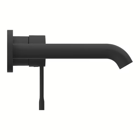 Grohe Essence New podtynkowa bateria umywalkowa ścienna w kolorze phantom black z dźwignią i rozetą