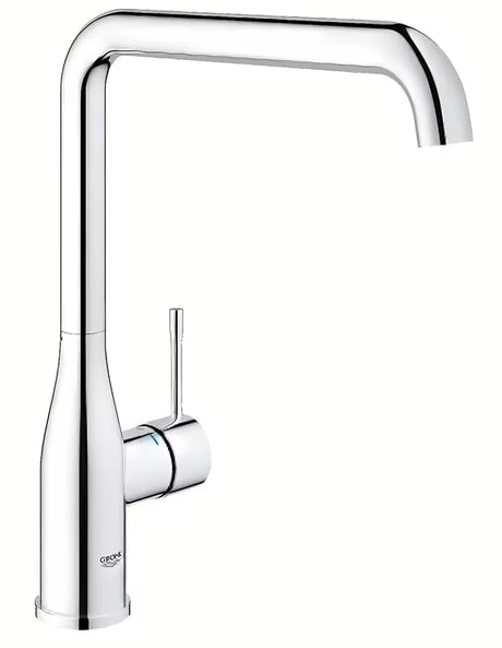 Chromowana bateria zlewozmywakowa Grohe Essence New z wysoką obrotową wylewką i dźwignią
