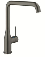 Grohe Essence New bateria kuchenna jednouchwytowa z wysoką obrotową wylewką w kolorze brushed hard graphite