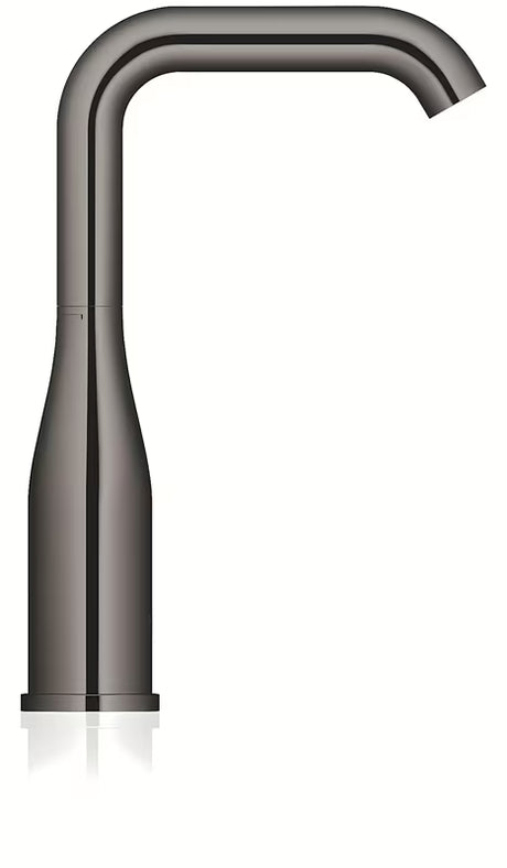 Wysoka jednouchwytowa bateria umywalkowa Grohe Essence New w wykończeniu Hard Graphite z obrotową wylewką