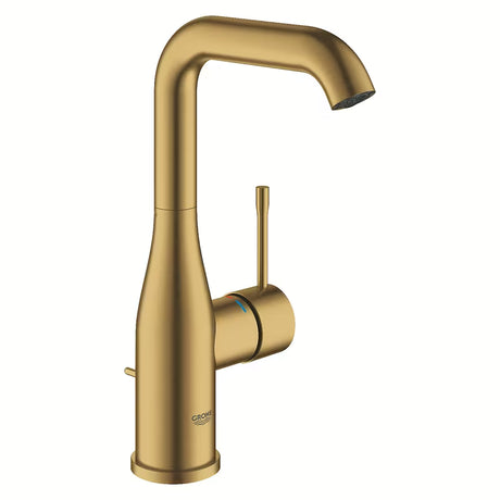 Grohe Essence New wysoka jednouchwytowa bateria umywalkowa w wykończeniu Brushed Cool Sunrise z obrotową wylewką