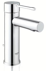 Chromowana bateria umywalkowa Grohe Essence New z dźwignią i korkiem automatycznym.