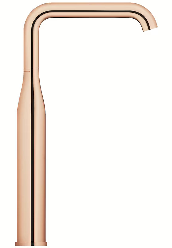 Wysoka bateria umywalkowa Grohe Essence New w kolorze warm sunset z obrotową wylewką