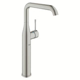 Grohe Essence New wysoka bateria umywalkowa w wykończeniu supersteel z obrotową wylewką