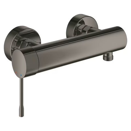 Jednouchwytowa ścienna bateria prysznicowa Grohe Essence New w kolorze hard graphite